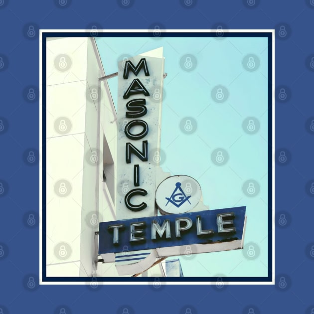 Historic Masonic Temple St Pete Florida by AllThingsTees