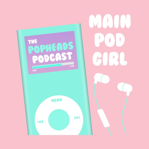 Main Pod Girl Logo (Without Text Drop Shadow) by Sound Byte Podcasts