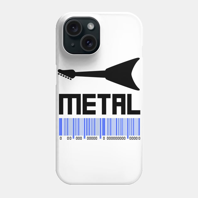 Metal Guitar Art Phone Case by Abeer Ahmad