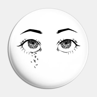 Tears of crystal Pin