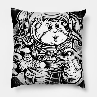 Hamster Cosmonaut In Space Pillow