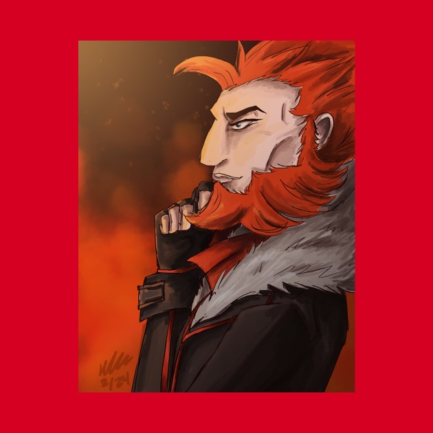 Team Flare Leader Lysandre by HeatherC