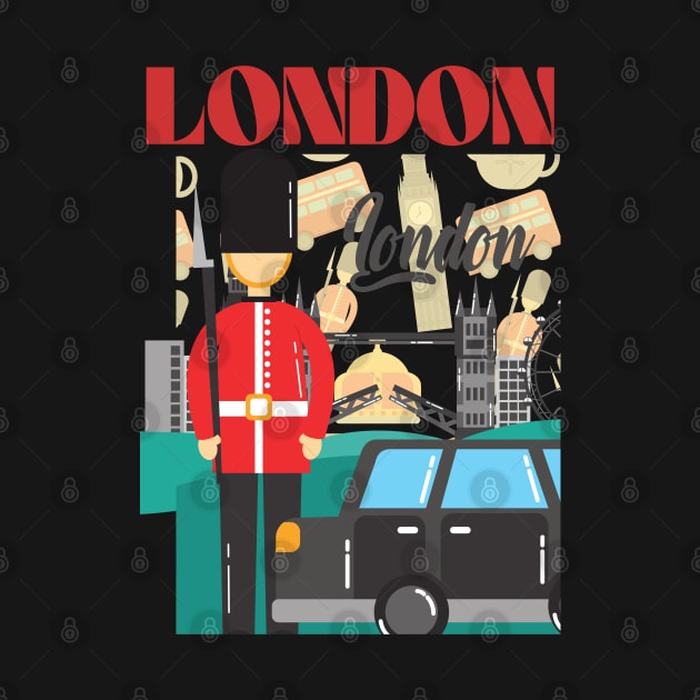 I Love London UK Travel more Wanderlust love Explore the city travel London souvenir by BoogieCreates