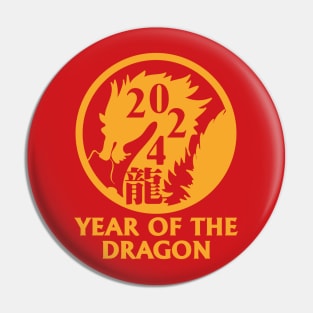 Year of the Dragon 2024 Chinese Zodiac Lunar New Year Pin