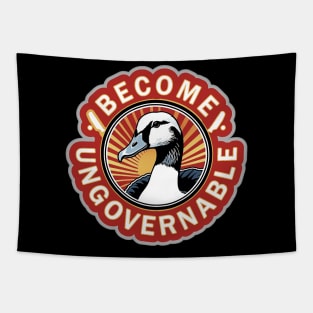 Become Ungovernable Goose Tapestry