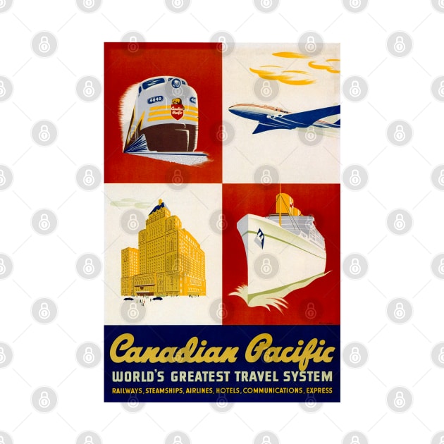 Canadian Pacific Travel System - Vintage Travel by Culturio