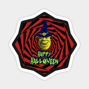 Funny Halloween Shrek Magnet