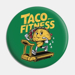 fitness taco Pin