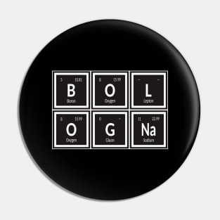 Bologna City | Periodic Table of Elements Pin