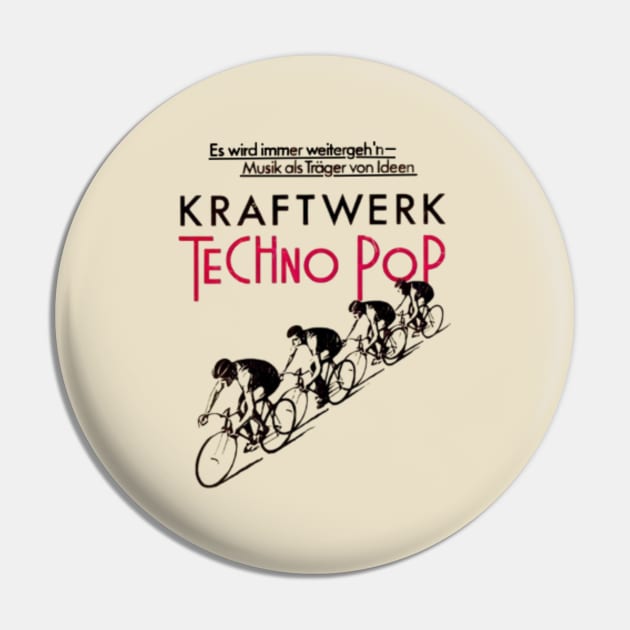 techno pop - Kraftwerk - Pin |