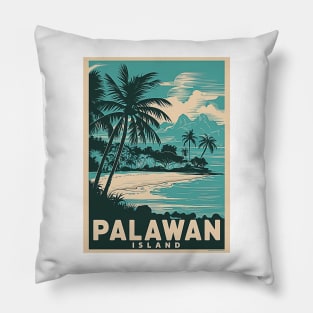 Palawan Island Philippines Pillow