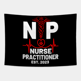 NP Nurse Practitioner Graduation RN Nurse For Nursing School Tapestry