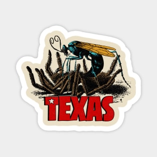 Vintage Texas Wasp Magnet