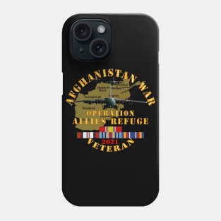 Afghanistan War   - Operation Allies Refuge - Veteran w AFGHAN SVC Phone Case