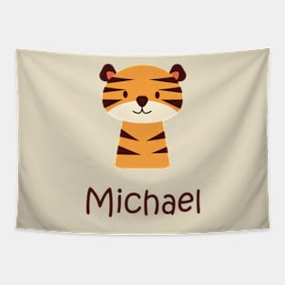 Michael sticker Tapestry