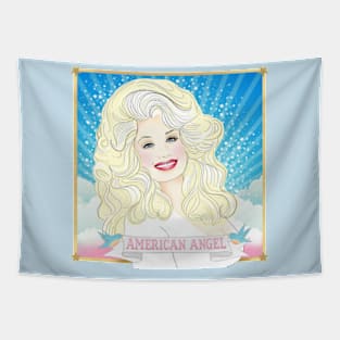 Dolly Parton American Angel Tapestry