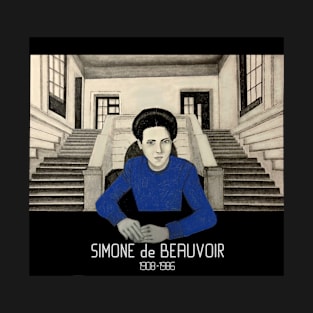 Portrait of Simone de Beauvoir T-Shirt