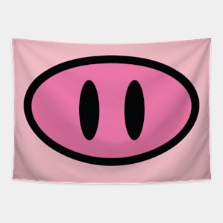 Funny Cute Pig Nose Design Tapestry