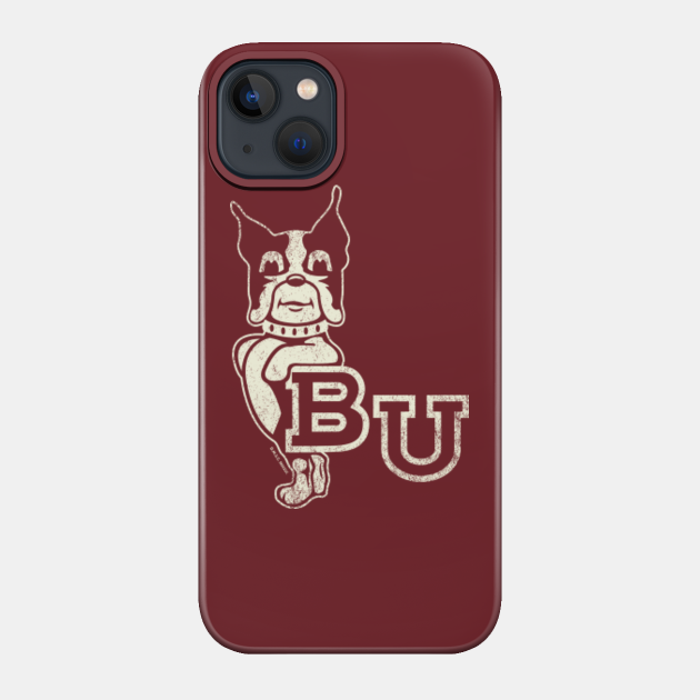 Boston University - 'B.U.' Terrier - Boston - Phone Case