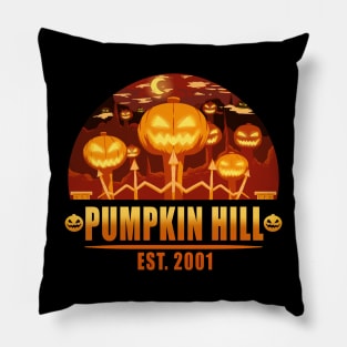 Towering Pumpkins Pillow