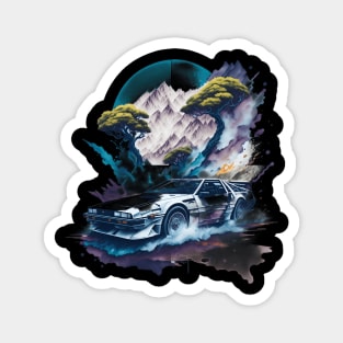 DMC DeLorean Art Magnet