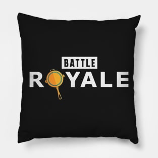 Battle royale simple text Pillow