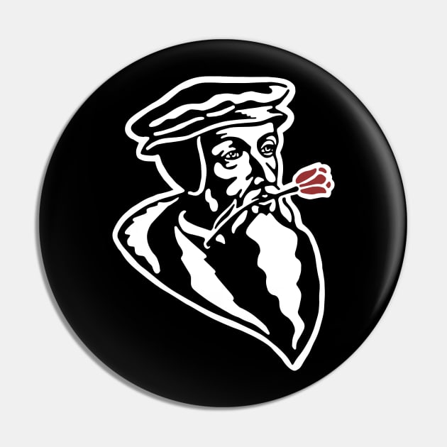 John Calvin with a Tulip Pin by HalpinDesign