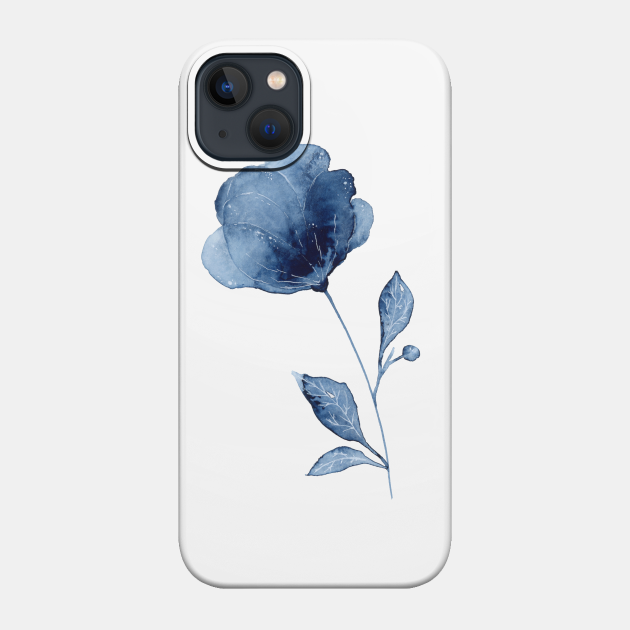 Indigo Flower - Flower - Phone Case