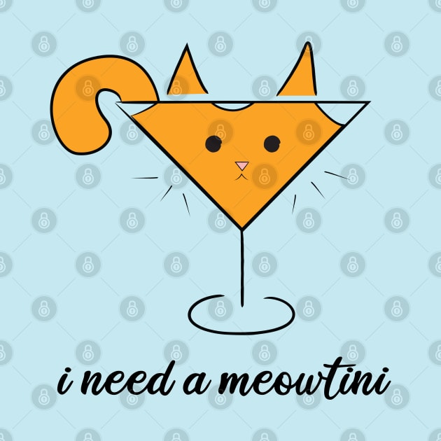 I need a Meowtini Orange Cat by bettyjane88