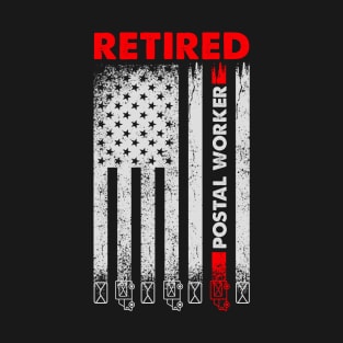 Retired Postal Worker Mailman Retirement T-Shirt