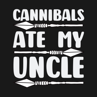 Cannibals Ate My Uncle Joe Biden Political Satire Trump 2024 T-Shirt