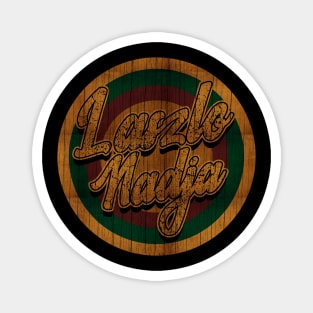 Circle Retro Laszlo Nadja Magnet