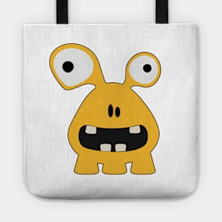 Funny cartoon colorful monsters Tote