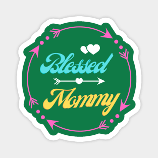 Blessed Mum Inspired Design Magnet