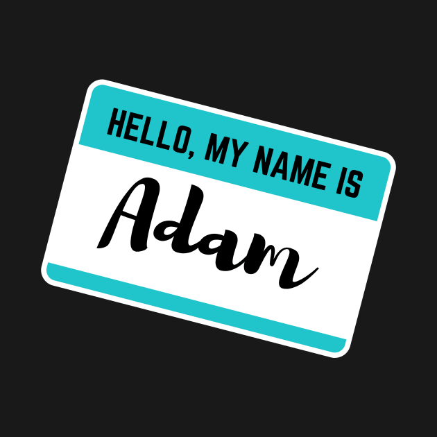 Hello My Name Is Adam by Word Minimalism