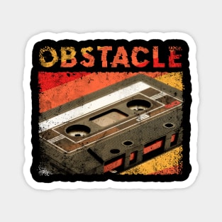 Retro Pattern Obstacle 80s 90s Birthday Style Music 70s Magnet