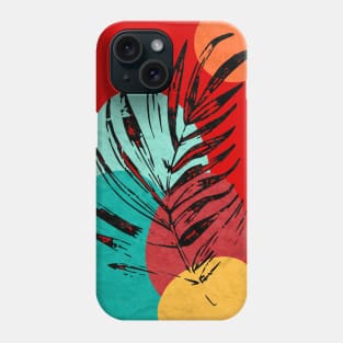 Minimalist Abstract Nature Art #1  Graceful Leaf Phone Case