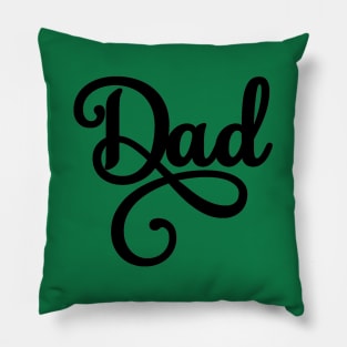 Lettering Dad Pillow