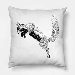 Jumping Fox Pillow