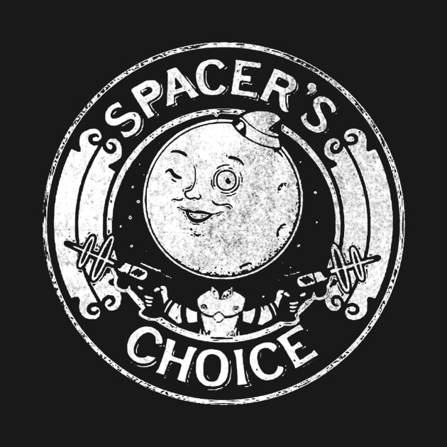 Spacer Choice Distressed White Logo by donaldapples