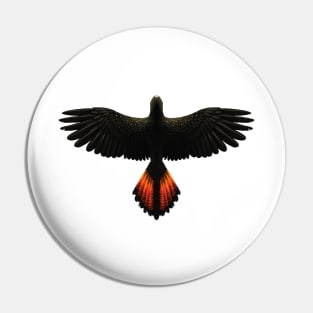 Black Cockatoo Pin