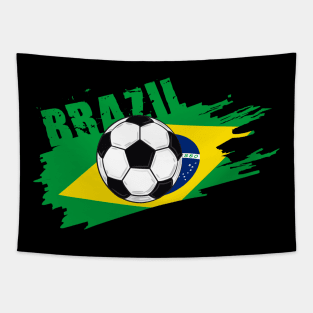 Brazil Soccer Brazil Futbol Football Brazilian soccer Flag Jersey Tapestry