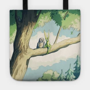 Fairy and owl Tote