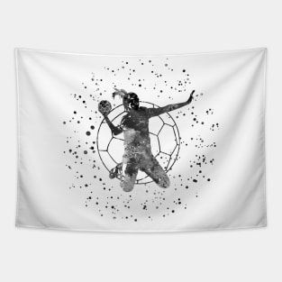 Girl handball Tapestry