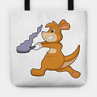 Kangaroo as Cook with Pan Tote