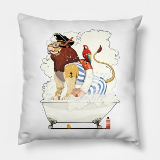 Lion in the Bath Pillow