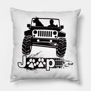 Jeep Dog Canine K 9 Pillow