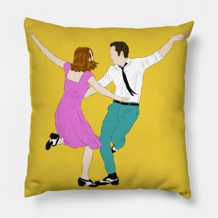 Mia and Sebastian - La La Land Pillow