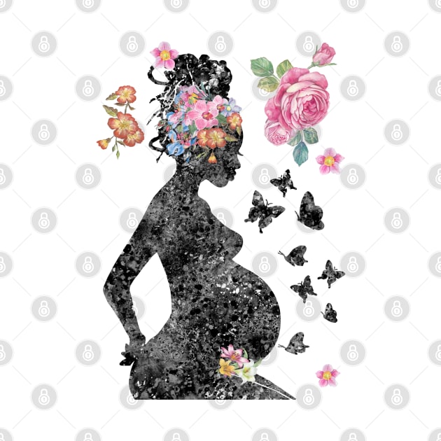 Pregnant woman by RosaliArt