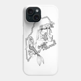 Maine Mermaid Phone Case